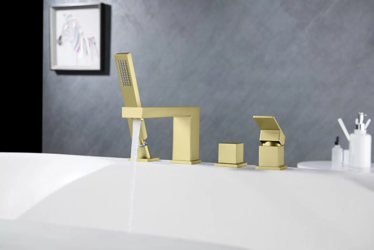 Смеситель на борт ванны Timo Selene 2130/17Y с матовое золото