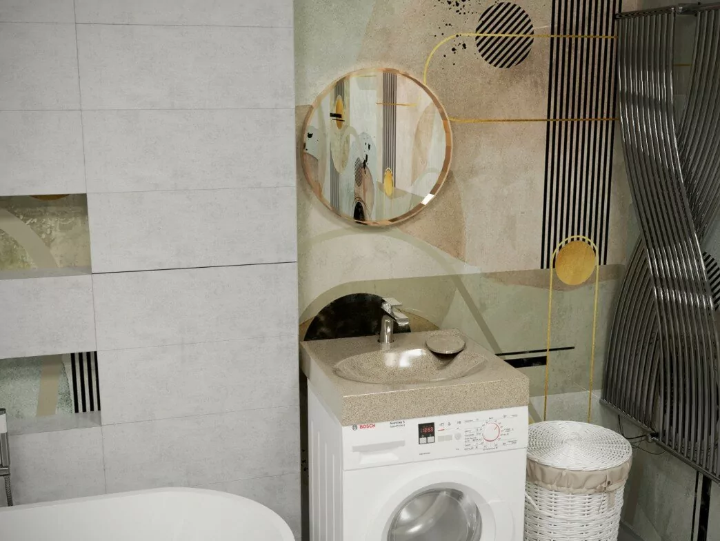 Раковина Stella Polar Миро 60х60 песочная