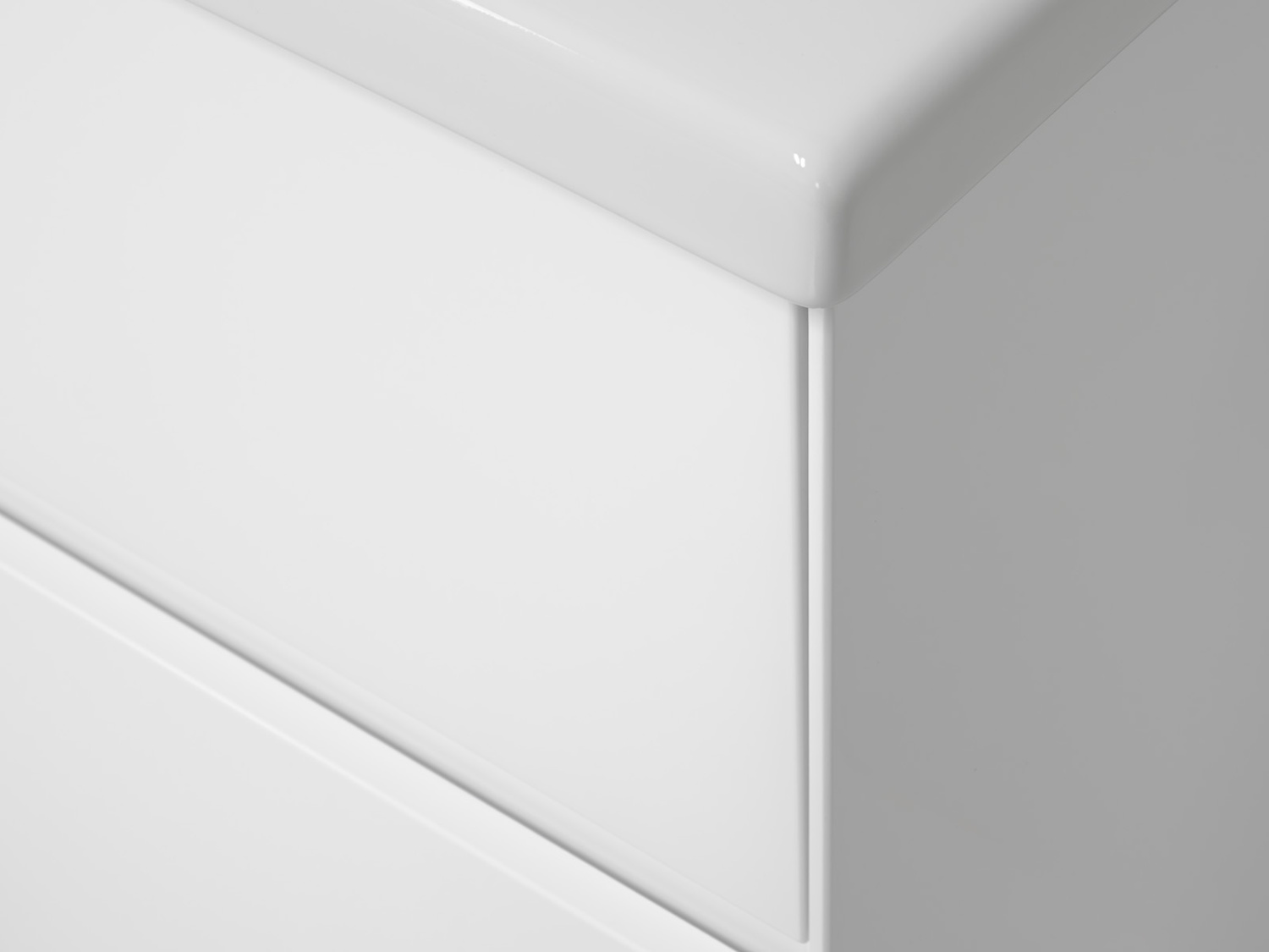 Тумба с раковиной Misty Твист 80 подвесная (белая)