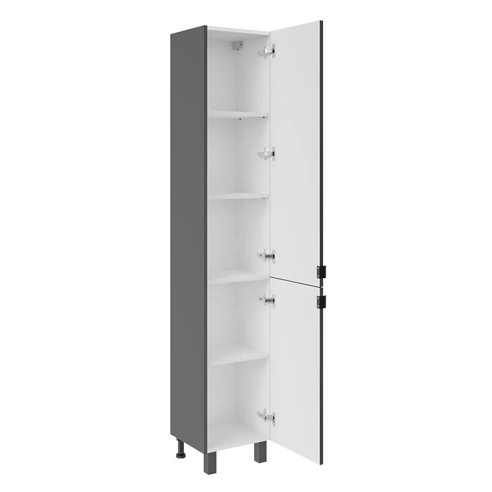 Пенал Асб-мебель Дора 35 R напольный, серый