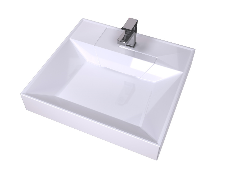 Раковина над стиральной машиной Stella Polar Мирабелла 60х55 белый