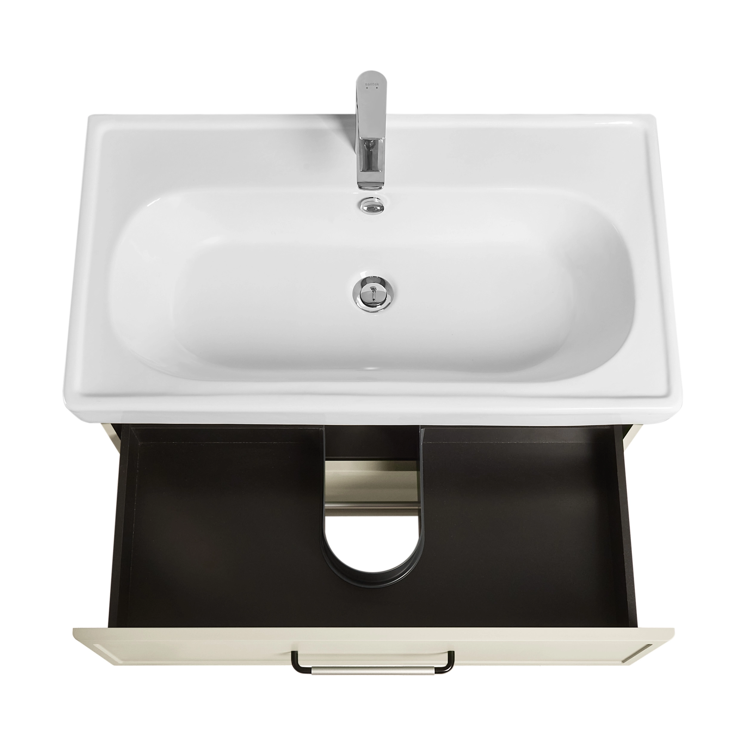 Тумба Aquaton Нео-Классика с раковиной Нео-Классика 65 подвесная, белый камень