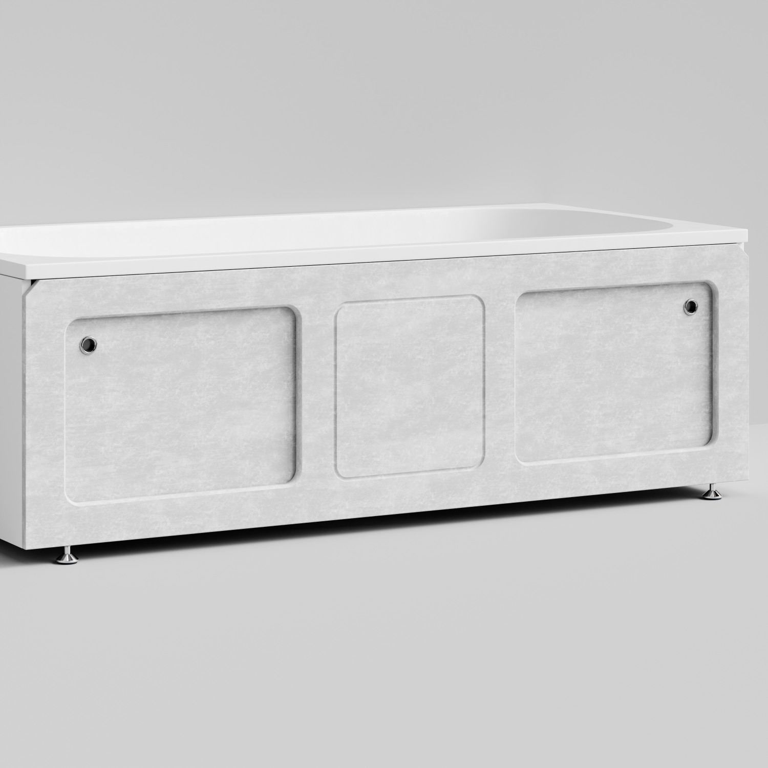 Экран под ванну Vod-ok Хит 170 раздвижной Белый камен