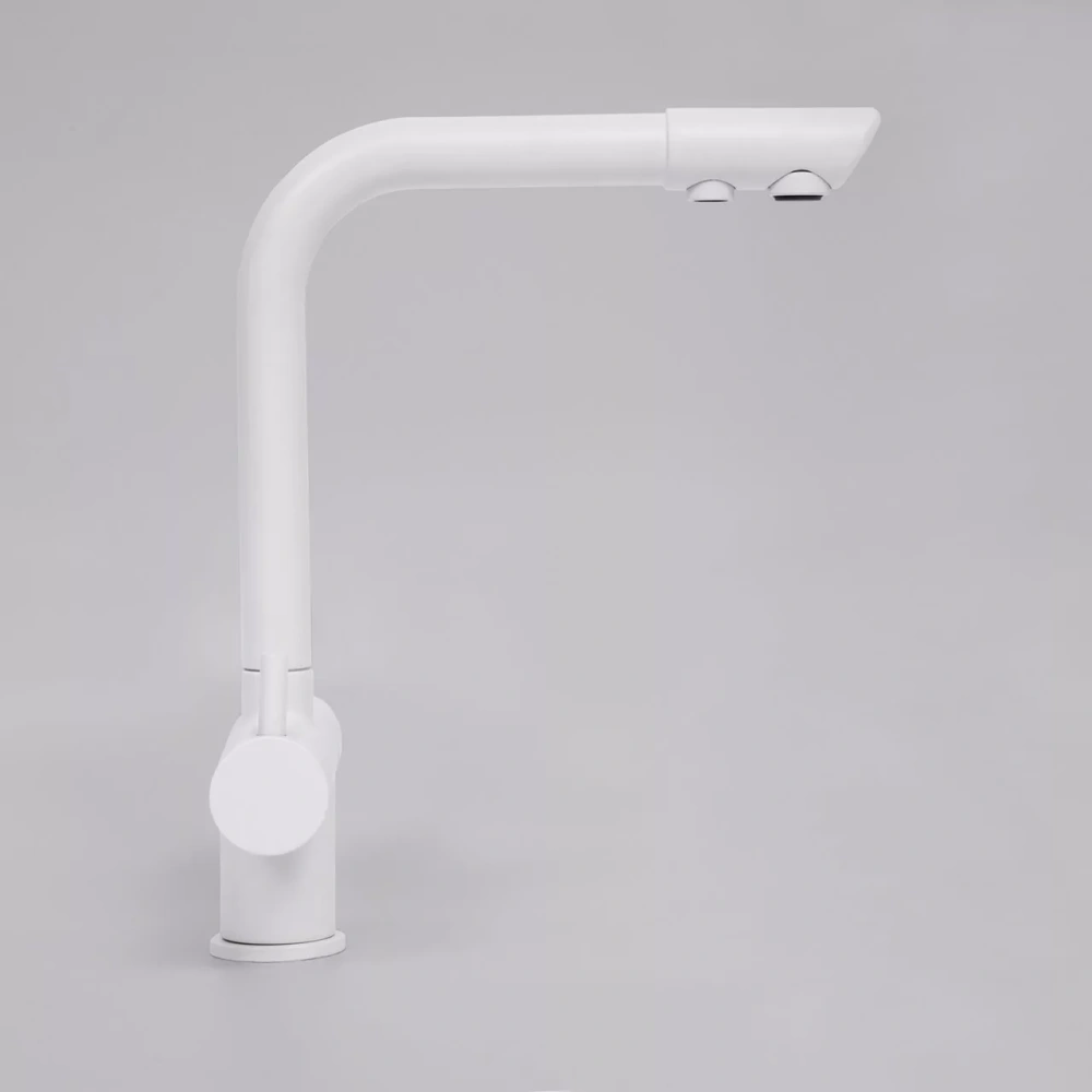 Смеситель для кухни WasserKraft A8357 белый Soft-touch от магазина Vanna-Vanna.ru!
