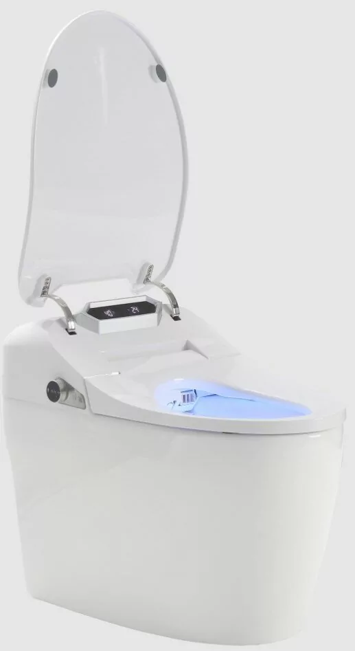 Унитаз Timo TE-731 электронный с биде, напольный, приставной, белый