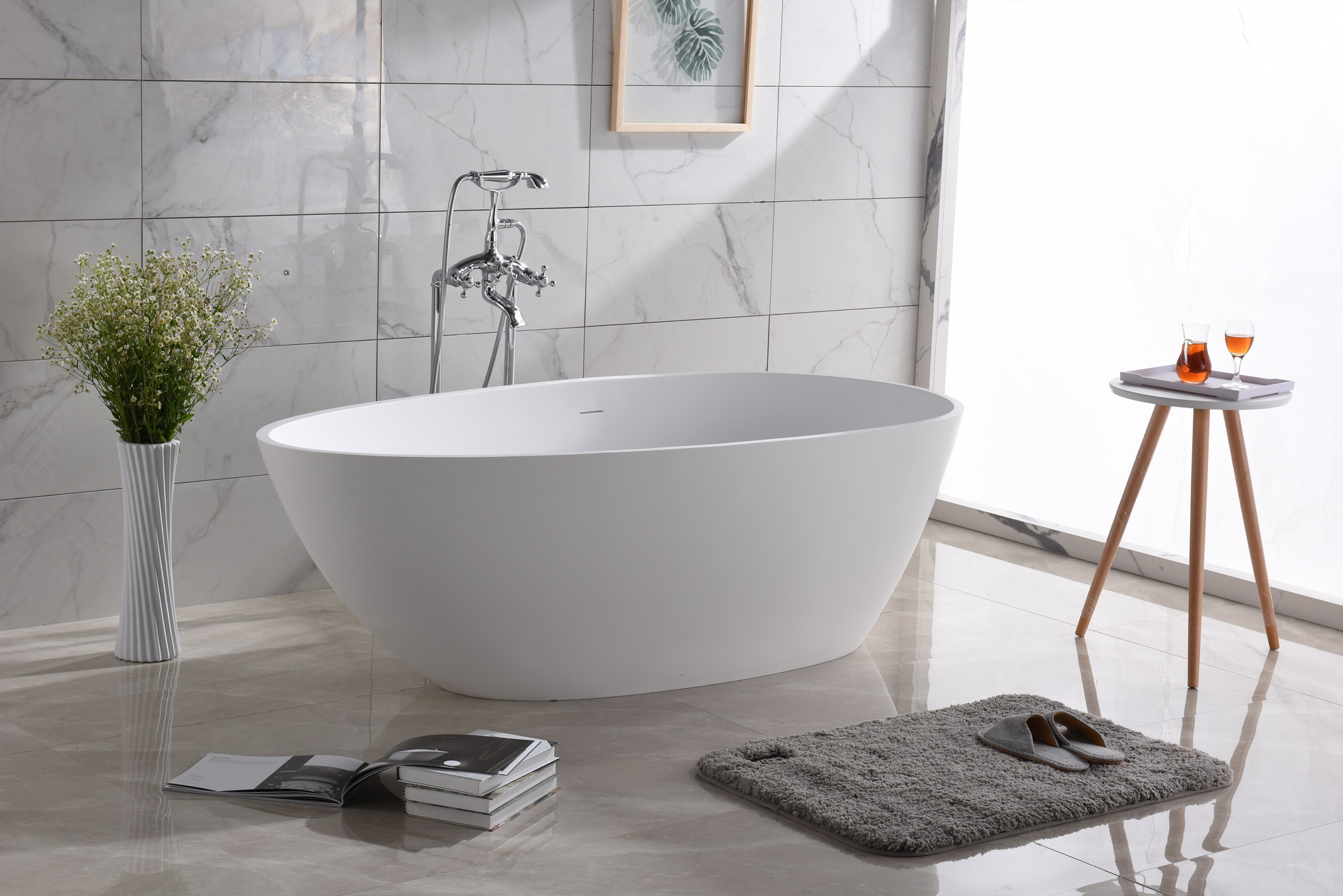 Ванна из искусственного камня Timo solid RALI1700 (1700*820*550)