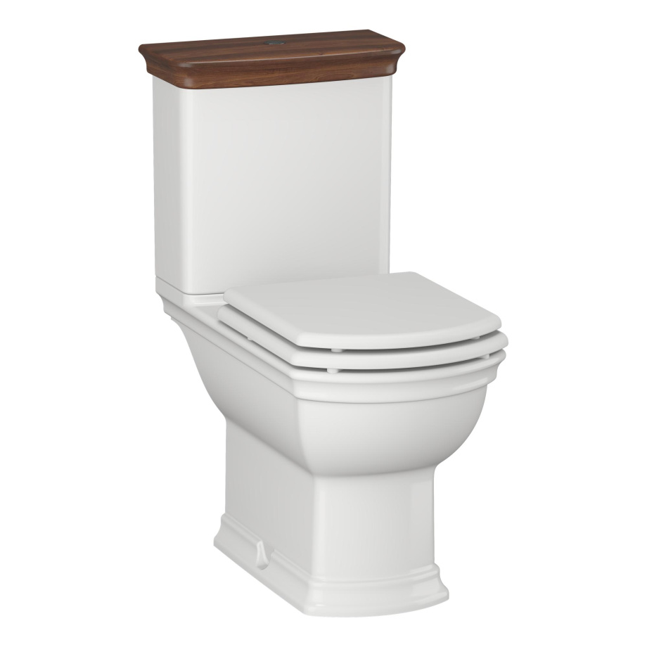 Унитаз-компакт Opadiris Риспекто OS239723N белый, светлый орех