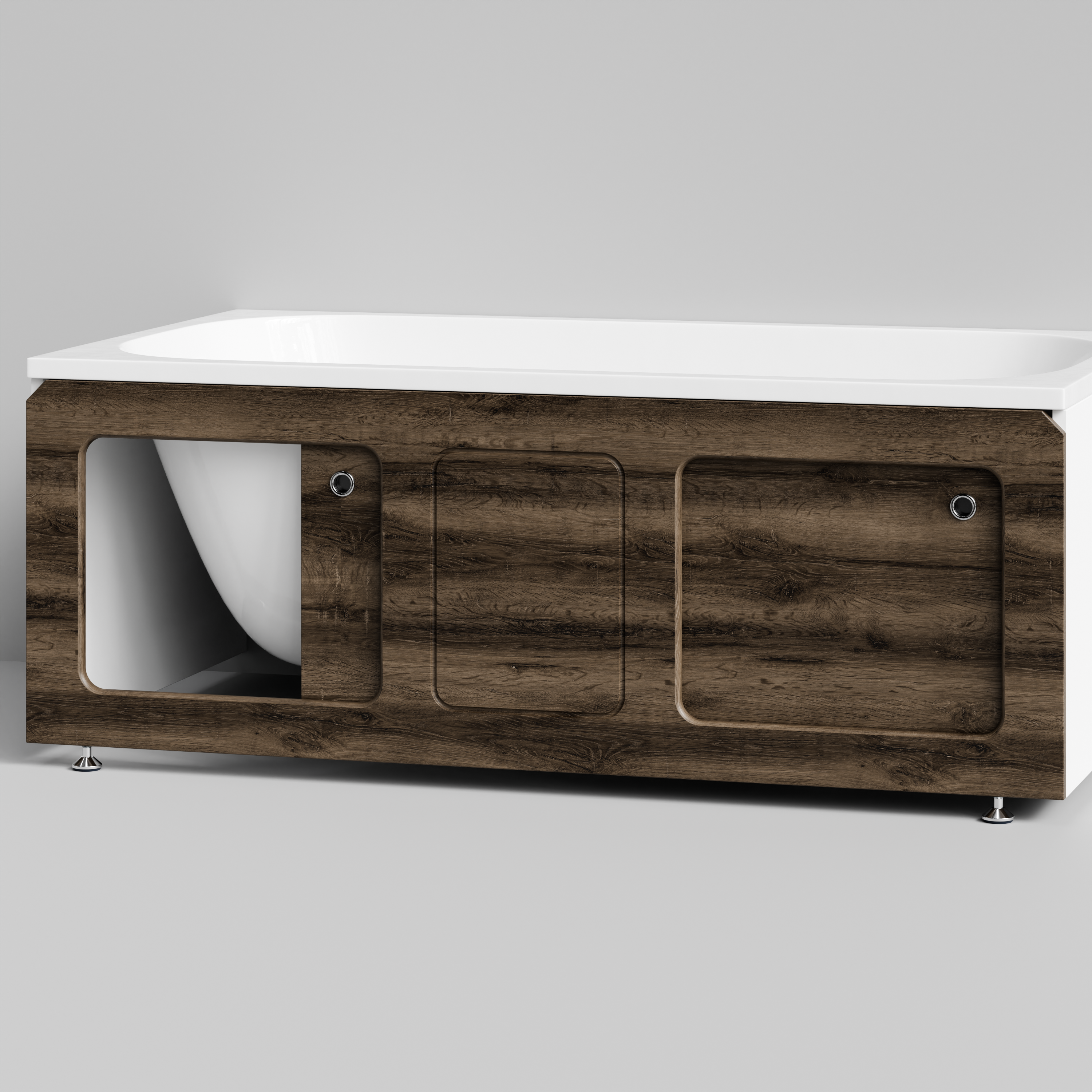 Экран под ванну Vod-ok Хит 150 раздвижной Дуб крымский коричневый