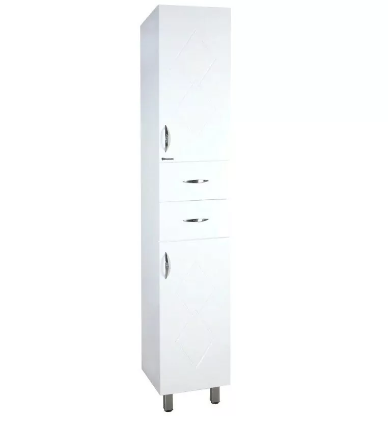 Пенал Bellezza Элеганс 35 L/R напольный, белый