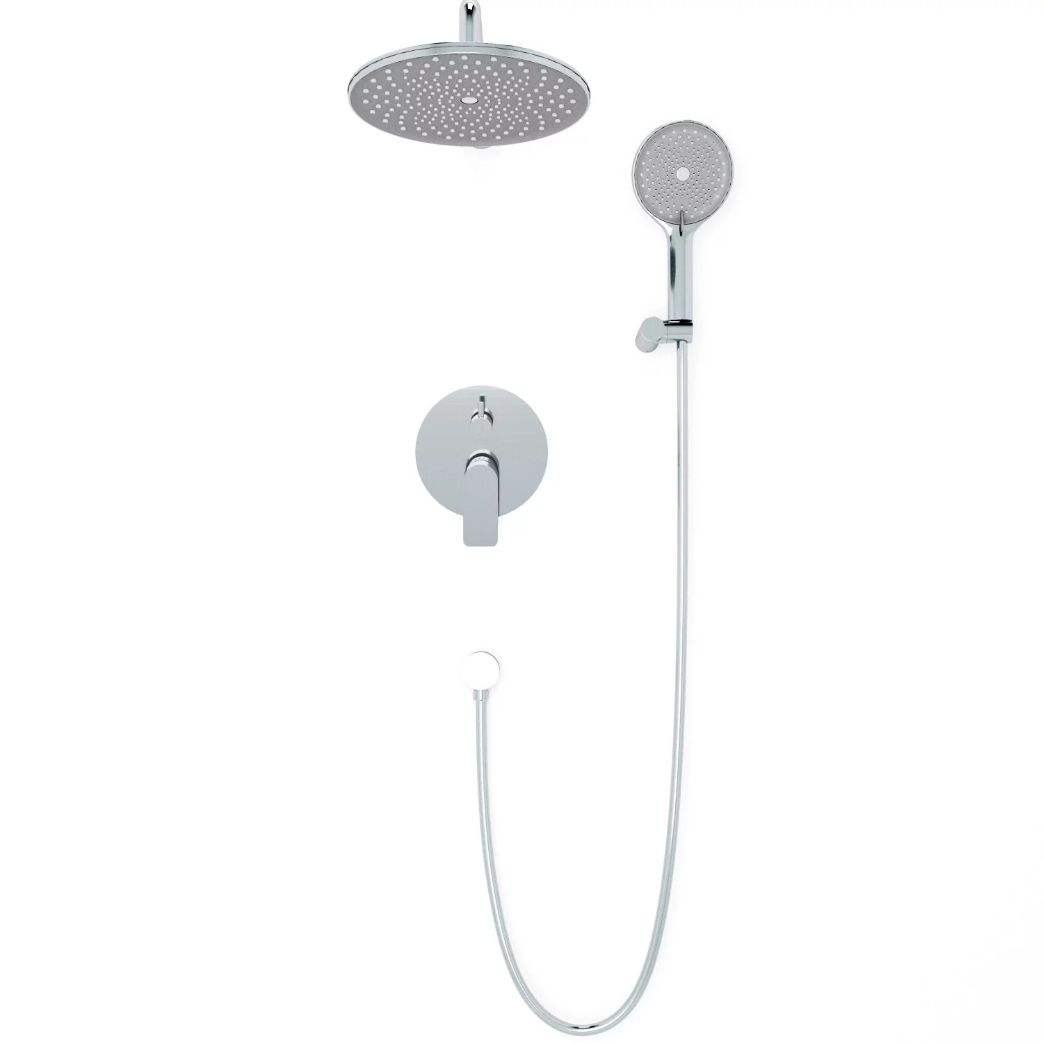 Встраиваемая душевая система Veconi TEORA TE-500-C-C4, Хром глянец