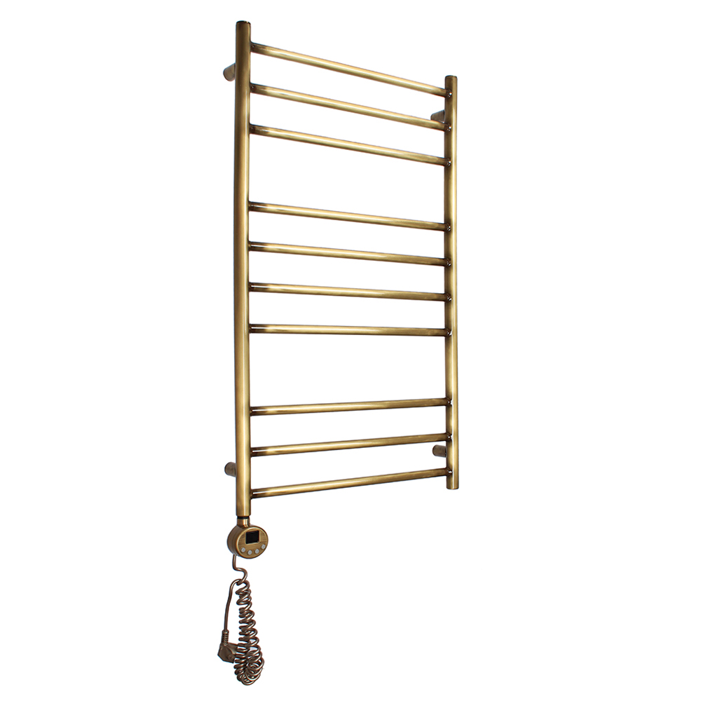 Полотенцесушитель электрический Domoterm Медея П10 500х900 АБР EL античная бронза