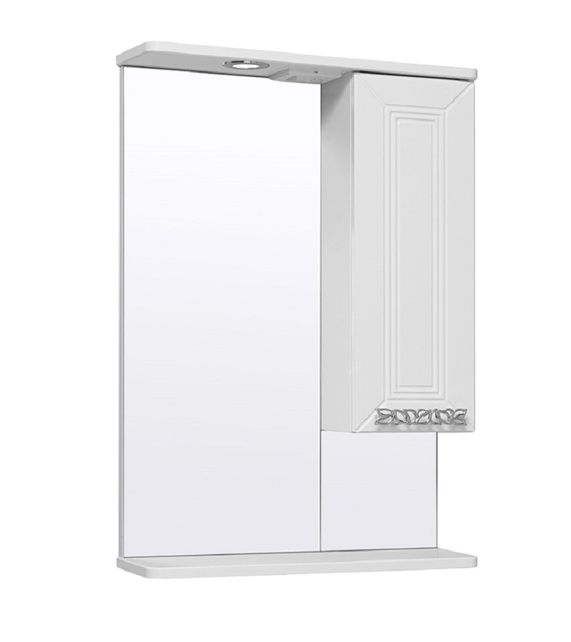 Зеркало-шкаф Runo Монро 53 R, белый
