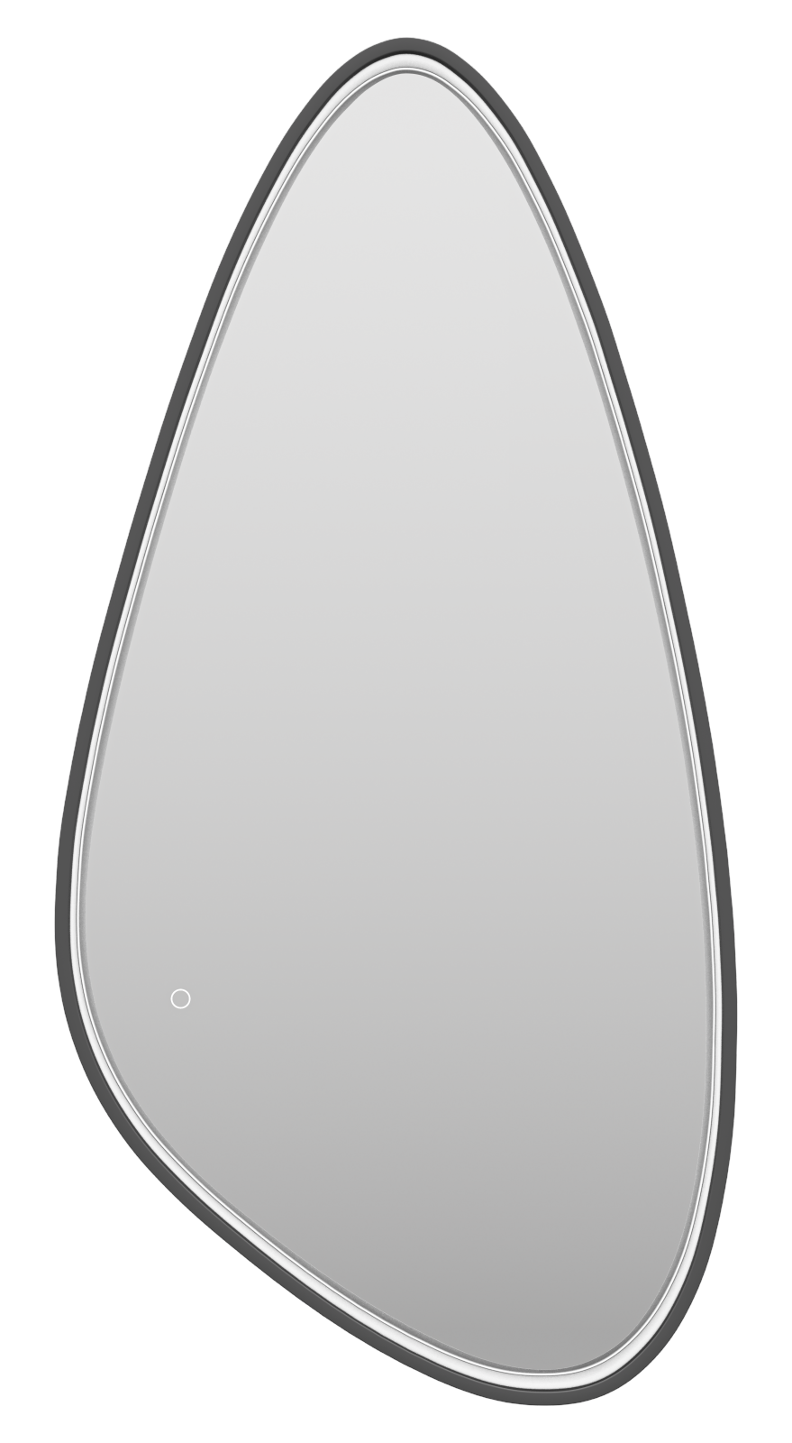 Зеркало Brevita Venus 600x1200 черный