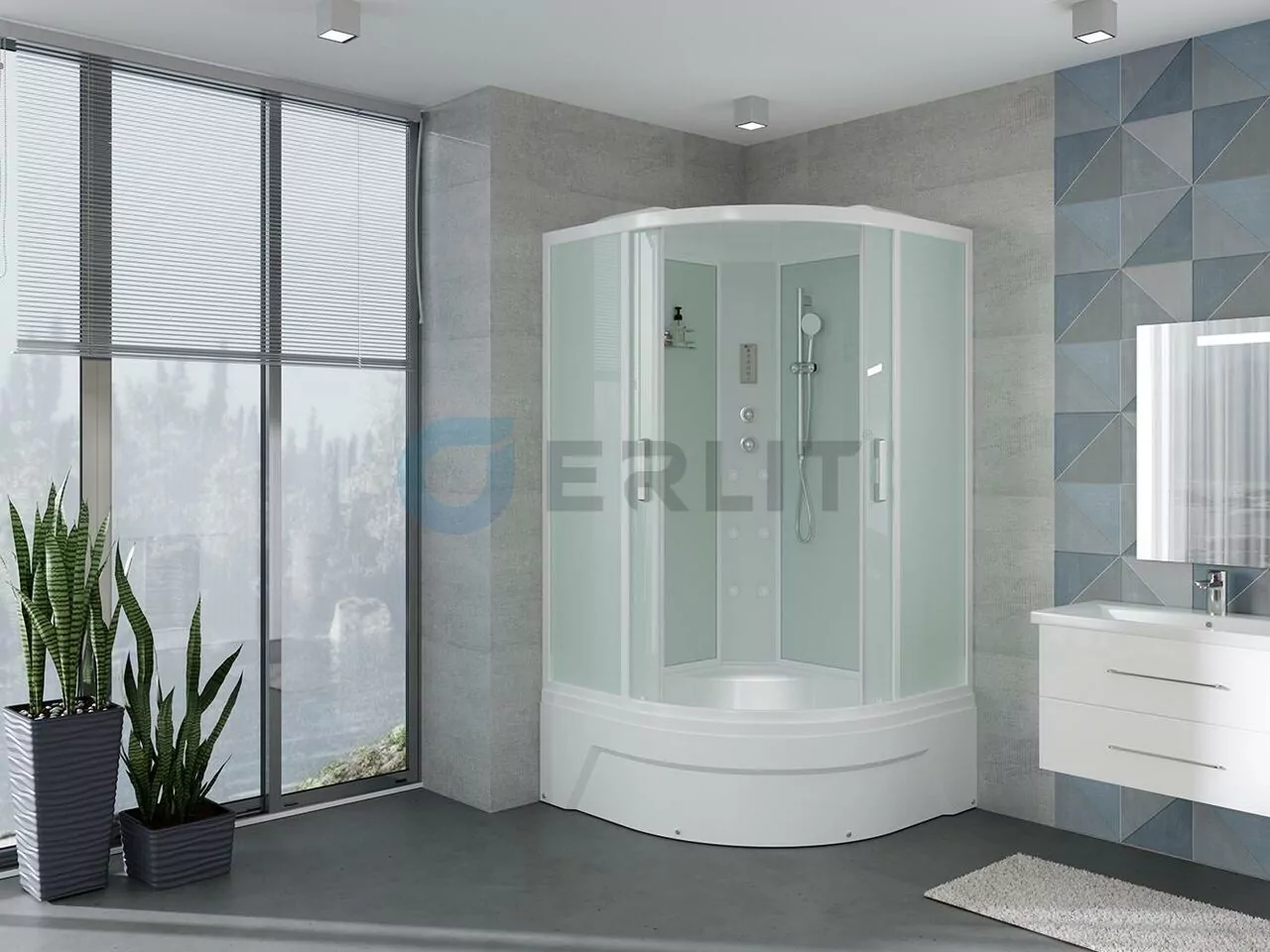 Душевая кабина Erlit ER5720TW3 120x120