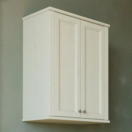 Шкаф навесной ValenHouse Лиора 65 слоновая кость, хром