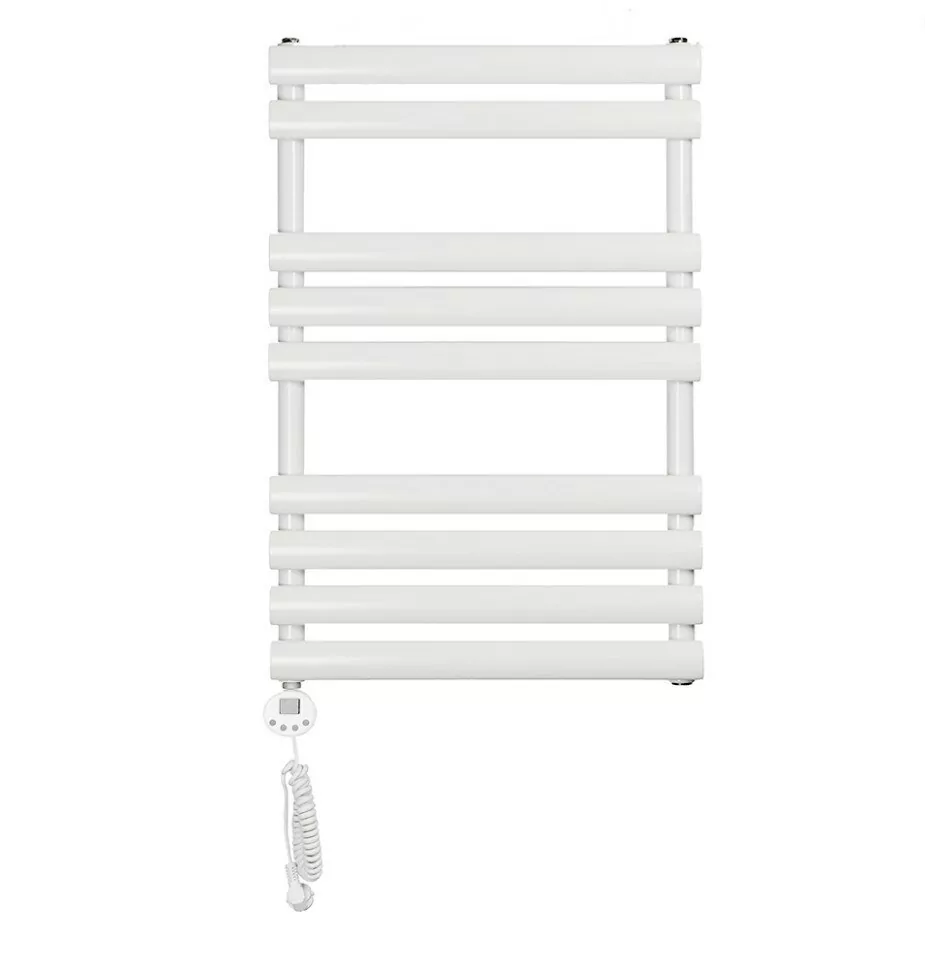 Полотенцесушитель электрический Domoterm Альфа П9 500х820 EL левый, белый матовый