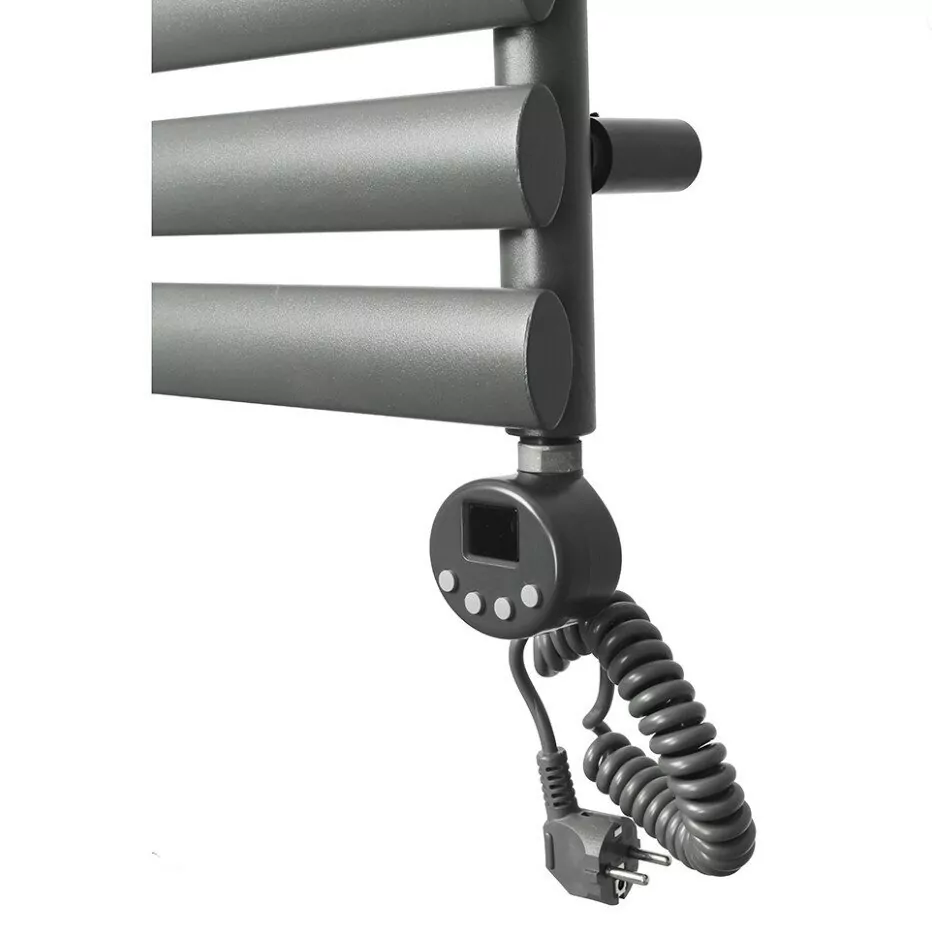 Полотенцесушитель электрический Domoterm Альфа П12 500х1130 ER правый, графит