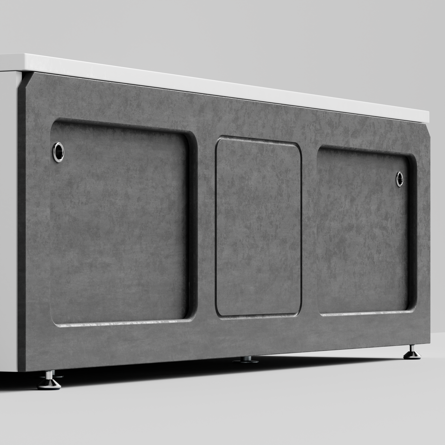 Экран под ванну Vod-ok Хит 180 раздвижной Серый камень