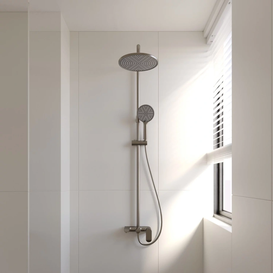 Душевая стойка Veconi FERRI FE-110-GR-C4, графит брашинг