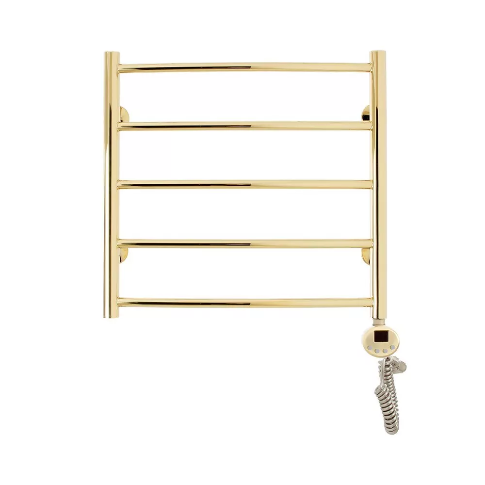 Полотенцесушитель электрический Domoterm Калипсо П5 500X500 ER правый, золото