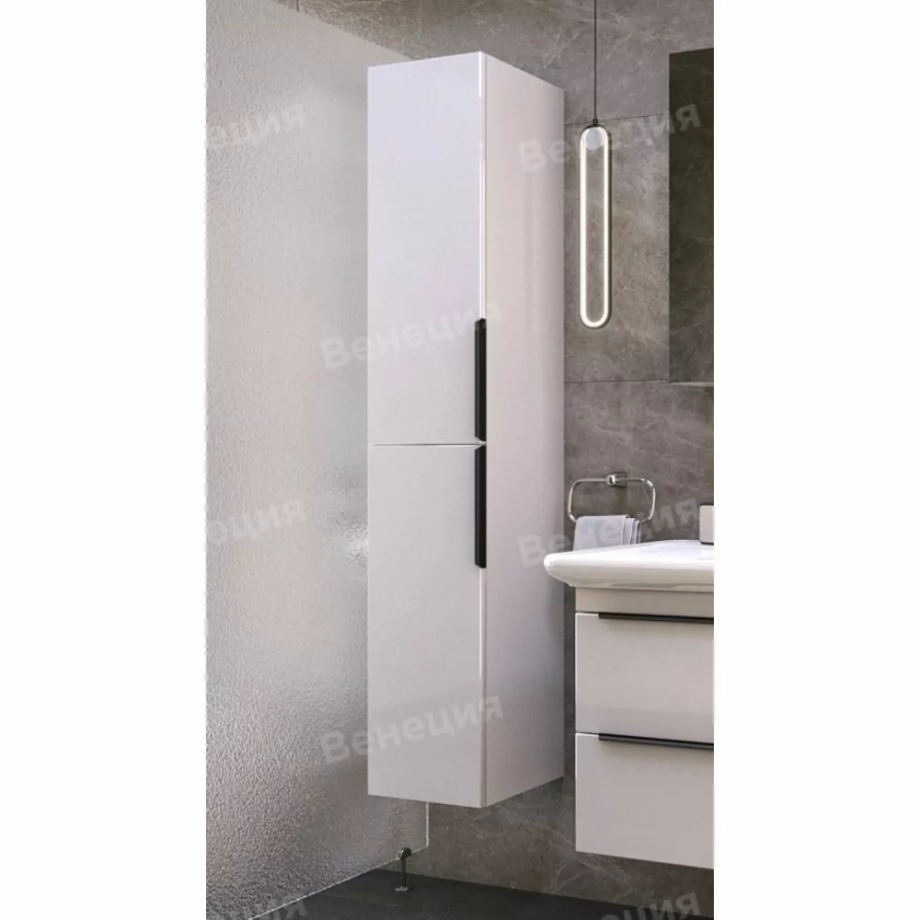 Пенал Венеция Монте 30 L/R подвесной, универсальный, белый