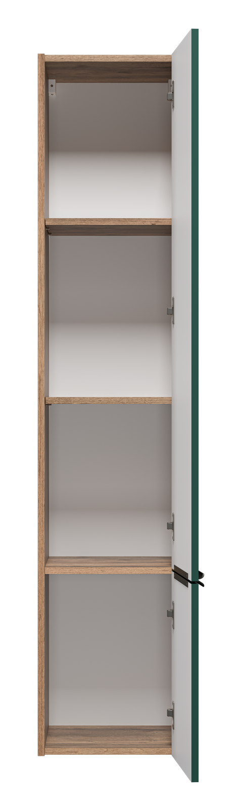 Пенал Brevita Greenwood 35 подвесной, R, зеленый/дуб галифакс олово