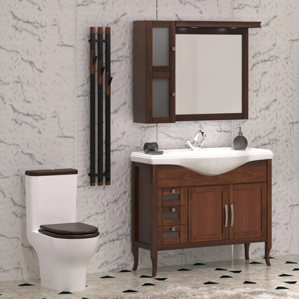 Унитаз-компакт Opadiris Палермо OS24724A белый, антикварный орех