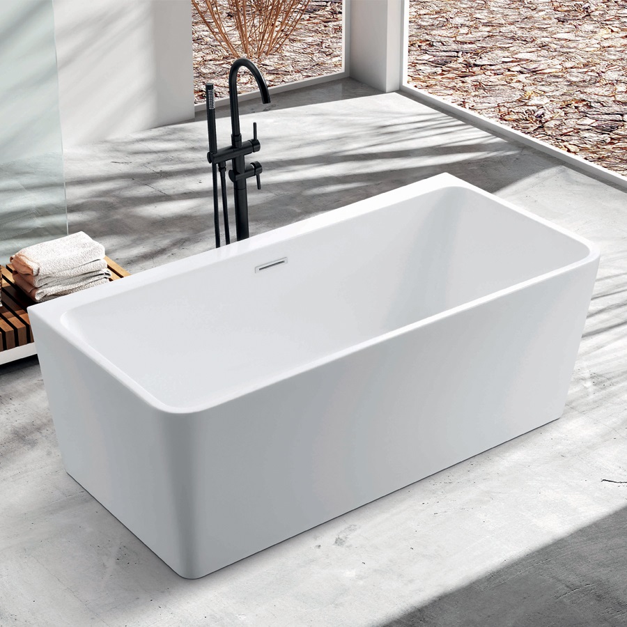Ванна акриловая Cerutti Spa LUGANO отдельностоящая (170х750х580)