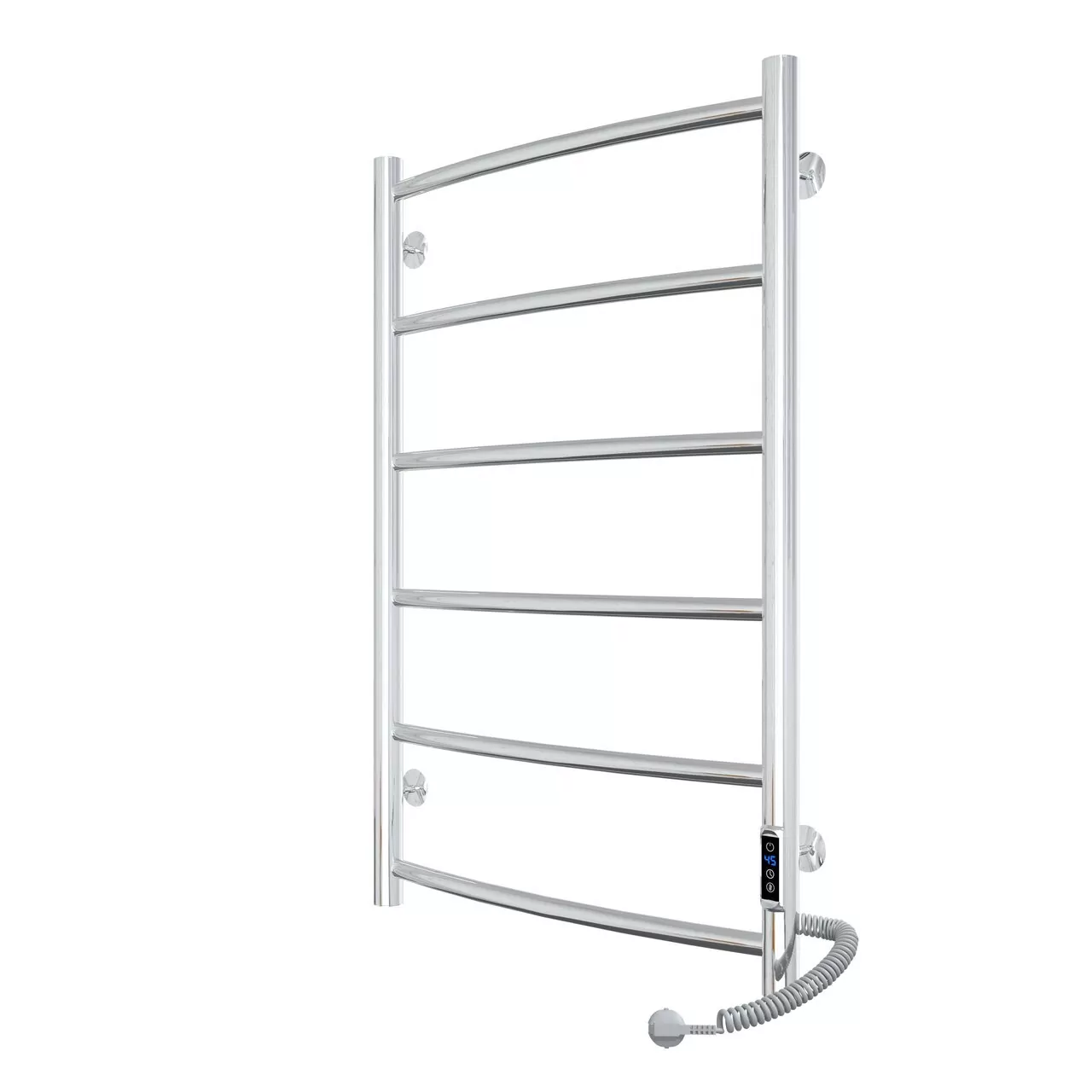 Полотенцесушитель электрический Laris Классик П6 500х800 с терморегулятором, правый, хром