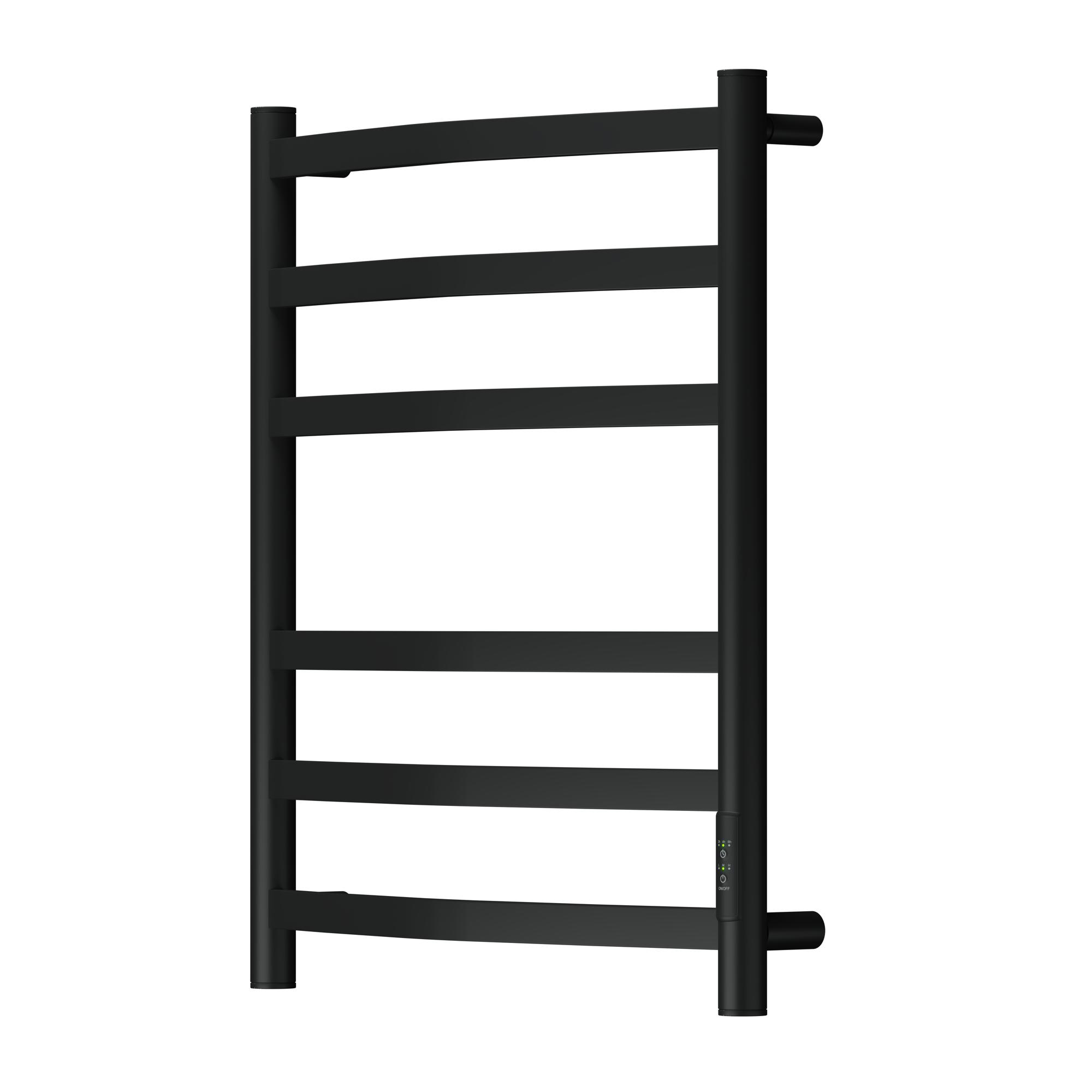 Полотенцесушитель электрический APEXTERMO Umbra UM00165BM 600x500, черный матовый