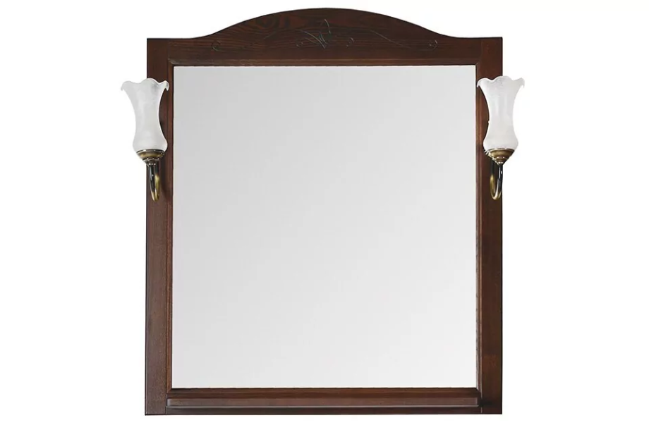 Зеркало Asb-Woodline Салерно 80 свет, антикварный орех