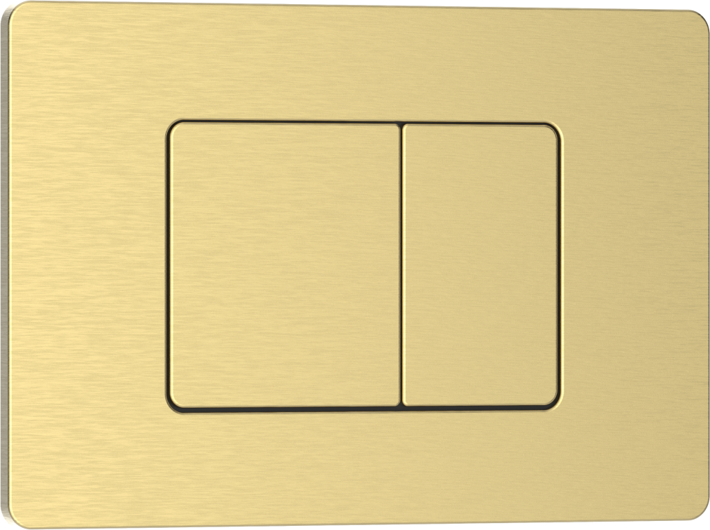 Комплект 2в1 IBERICA BLANCA инсталляция SILENCIO, кнопка смыва INOX-C золото матовое (IB001.115)