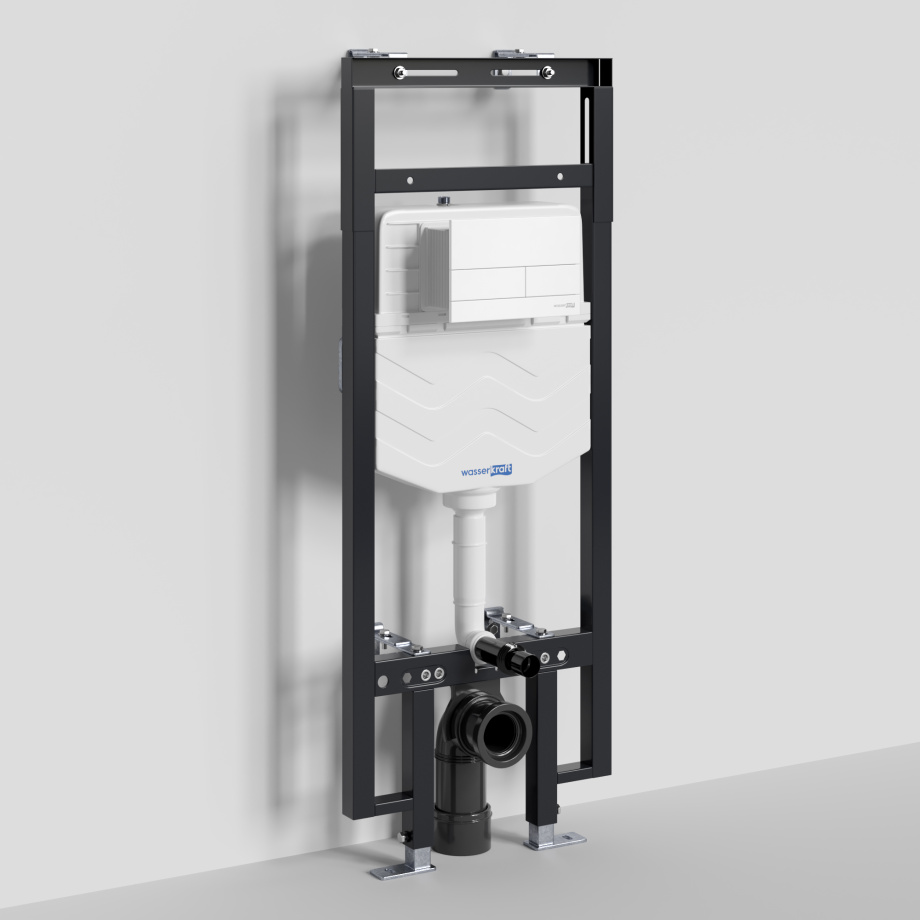 Инсталляция WasserKraft Dinkel 58TLT.010.ME.WM04 для подвесного унитаза, с кнопкой