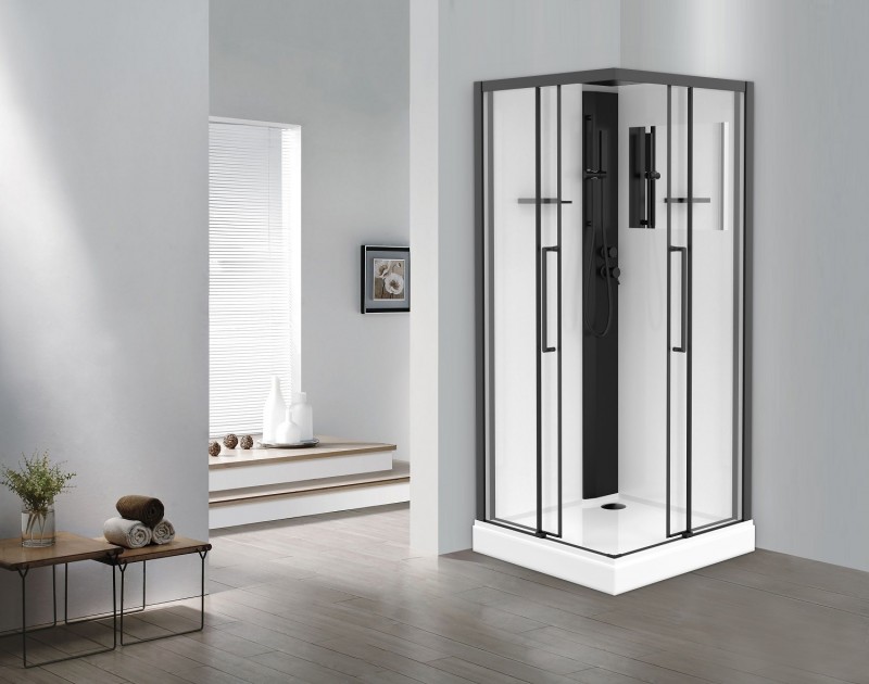 Душевая кабина ESBANO ESM-100CKR 100х100х215