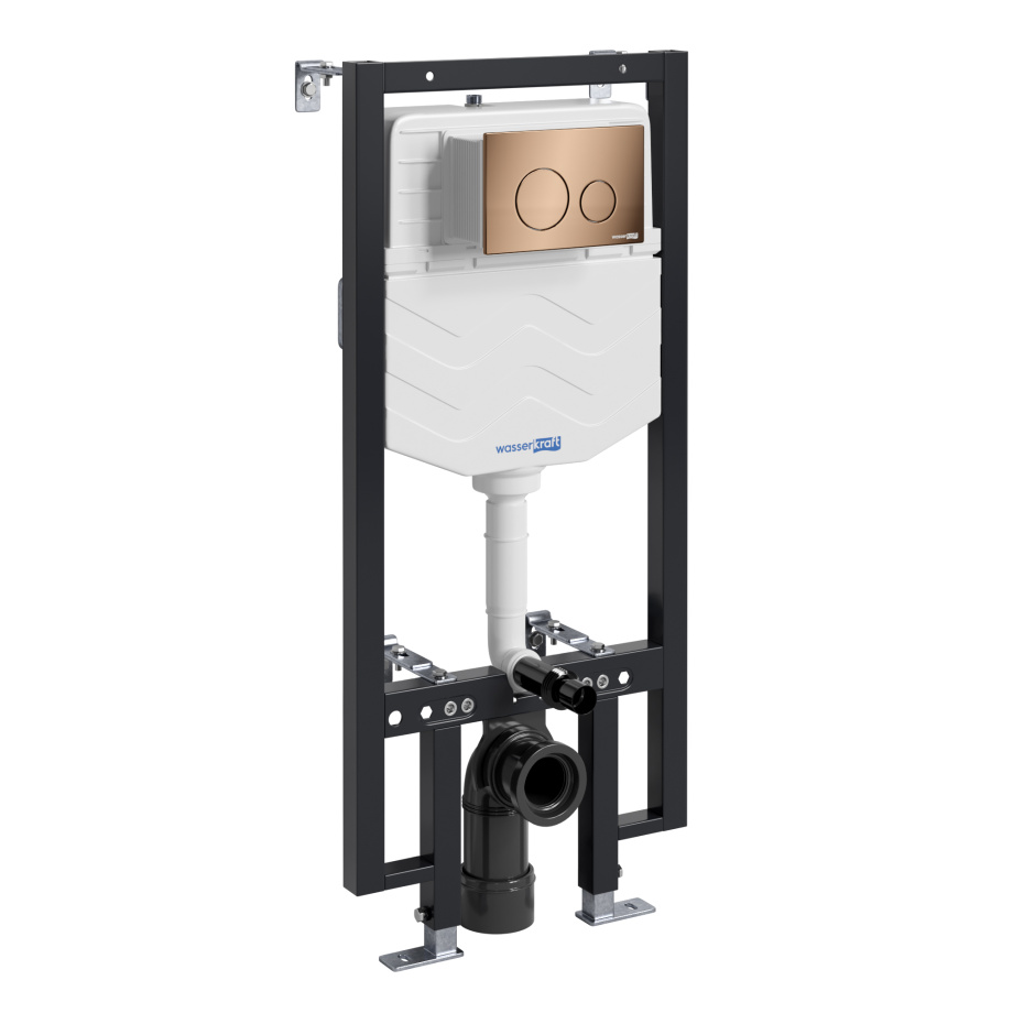 Инсталляция WasserKraft Vils 56TLT.010.ME.RG02 для подвесного унитаза, с кнопкой