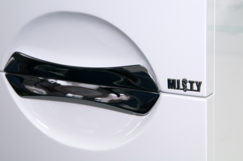 Пенал Misty Орхидея 35 напольный, L, белый