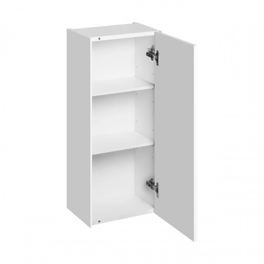 Шкаф навесной Aquaton Асти 40 белый глянец, белый матовый