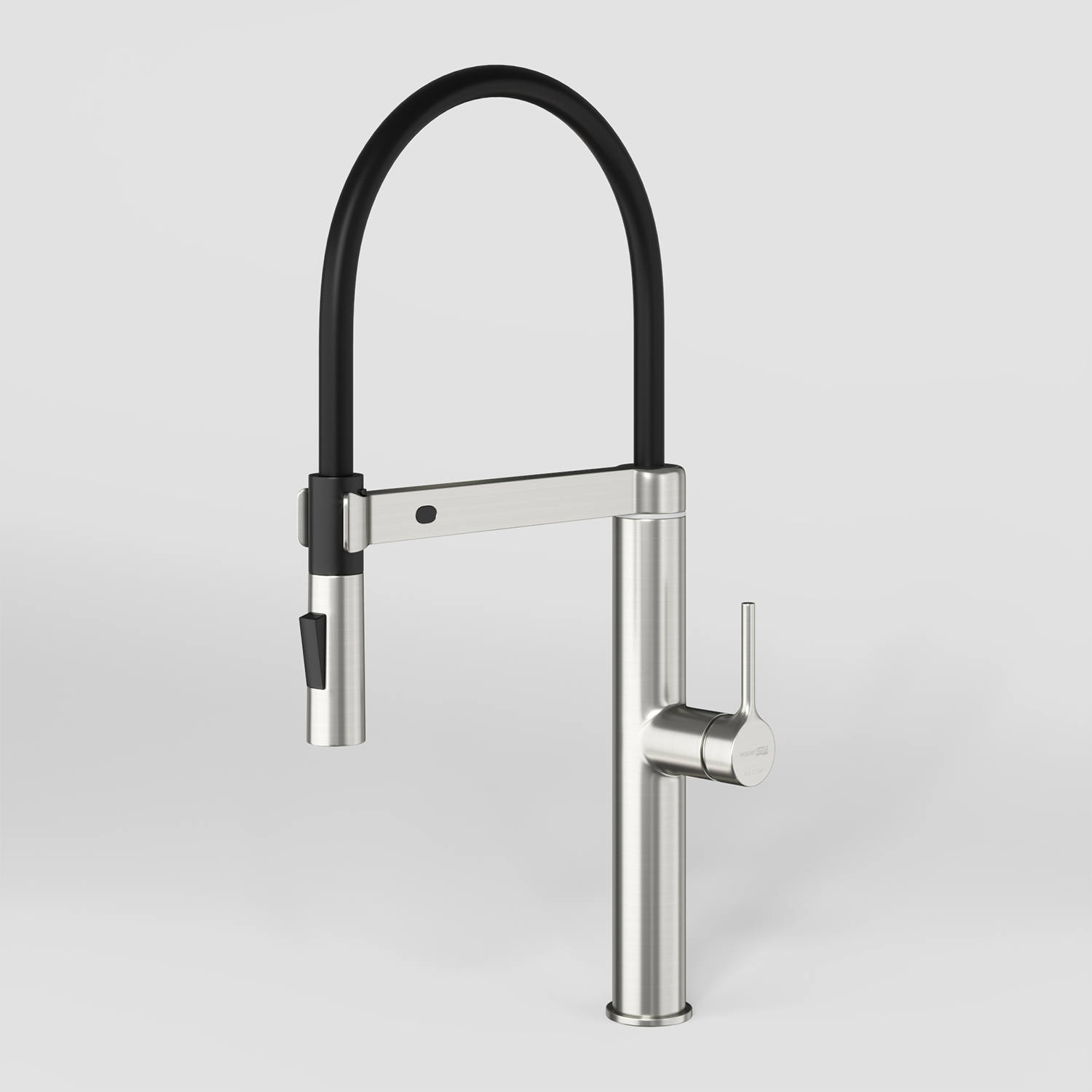 Сенсорный смеситель для кухни с гибким изливом WasserKraft A8827 никель