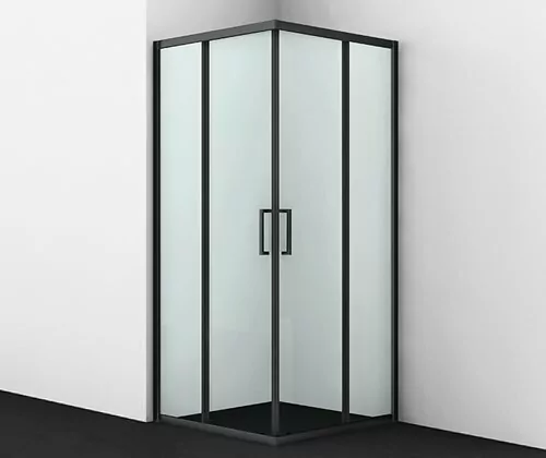 Душевой уголок WasserKraft Dill 61S03 90х90 прозрачное стекло, черный матовый