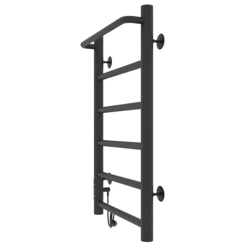 Полотенцесушитель электрический Laris Прайм ЧК 400х600 левый, черный матовый от магазина Vanna-Vanna.ru!