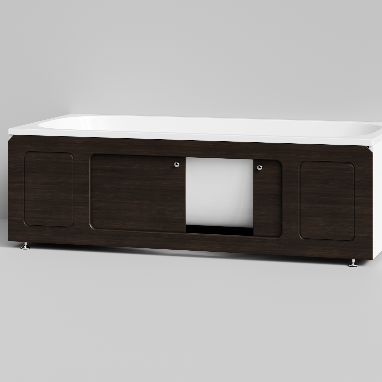 Экран под ванну Vod-ok Лидер 180 раздвижной Палисандр