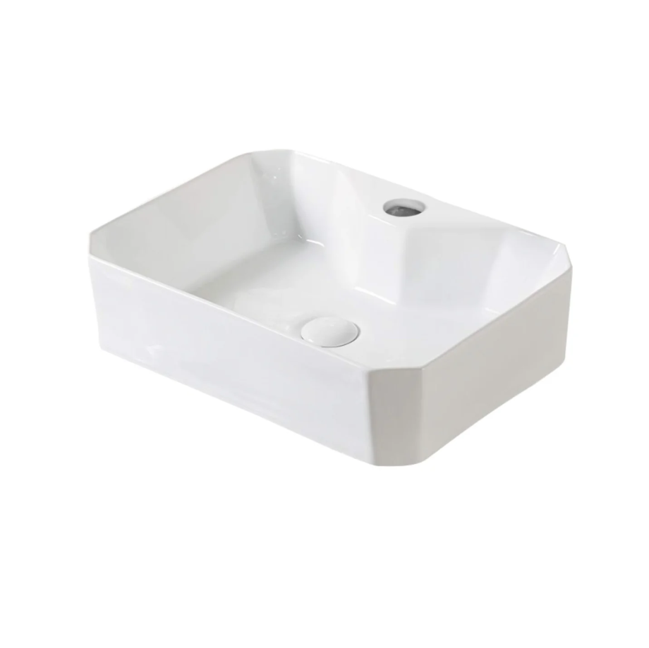 Раковина SantiLine SL-1083 накладная, белая