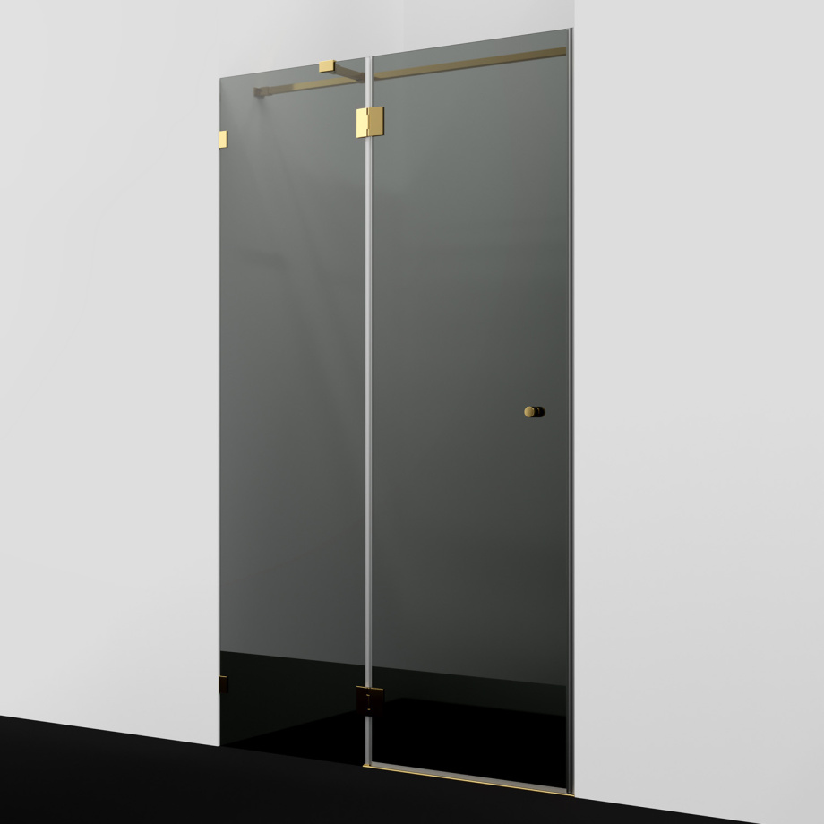 Душевая дверь WasserKRAFT Ems 76H05-TG тонированное стекло