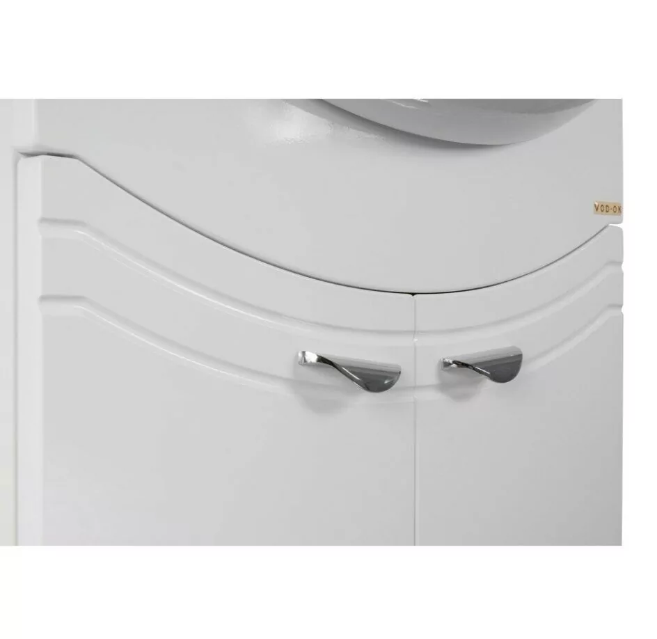 Мебель для ванной Vod-ok Эльба 55 комплект, напольный, белый