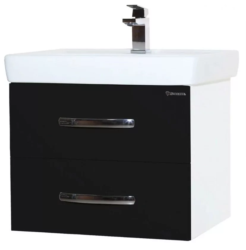 Мебель для ванной Bellezza Рокко 50 комплект, подвесной, черный