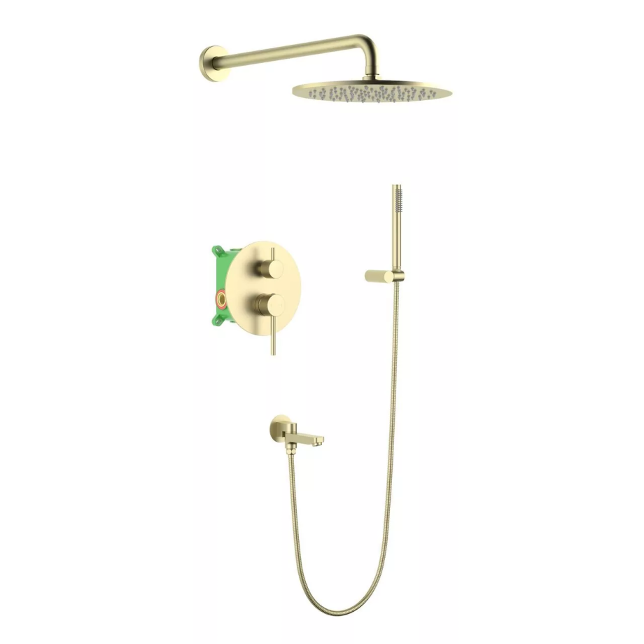 Душевой комплект Timo Saona SX-2379/17SM матовое золото