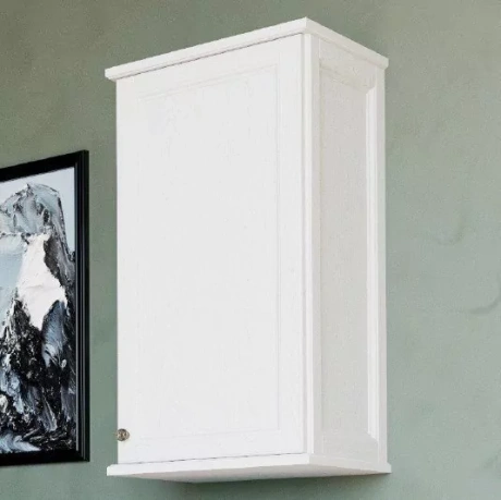 Шкаф навесной ValenHouse Лиора 40 R, белый, хром