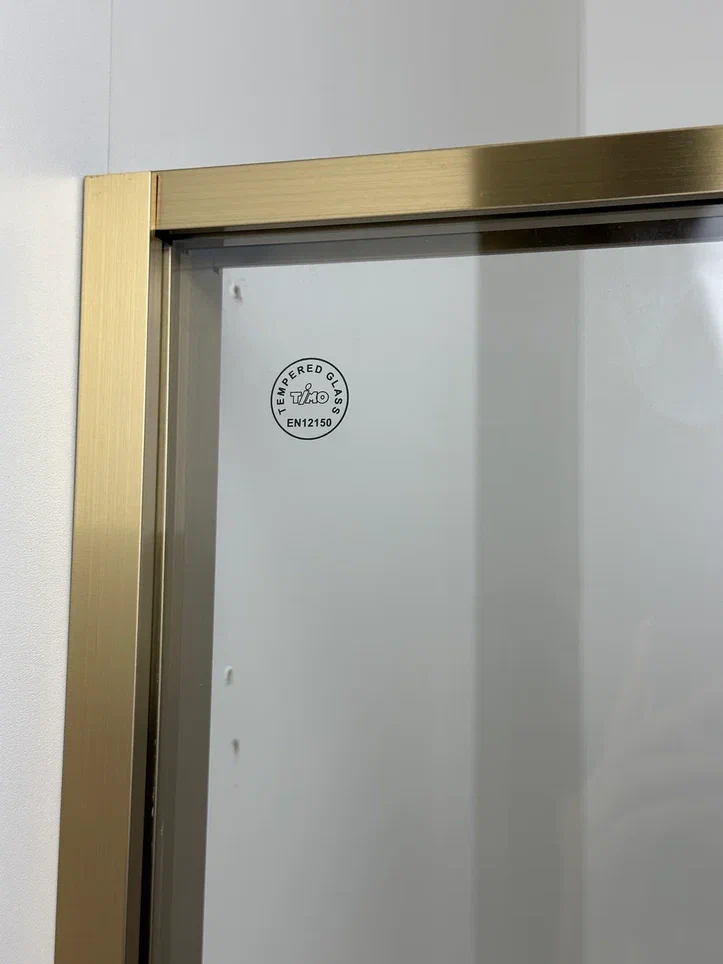 Душевой угол Timo TTSS-100/17C-8R, 1000*1000*2000, профиль мат золото, стекло прозрачное 8 мм Душевой угол Timo TTSS-100/17C-8R, 1000*1000*2000, профиль мат золото, стекло прозрачное 8 мм