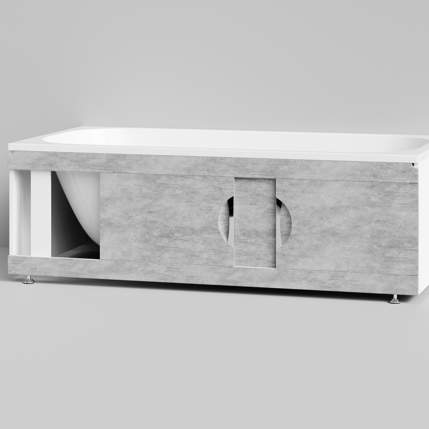 Экран под ванну Vod-ok Топ 170 раздвижной Горный камень