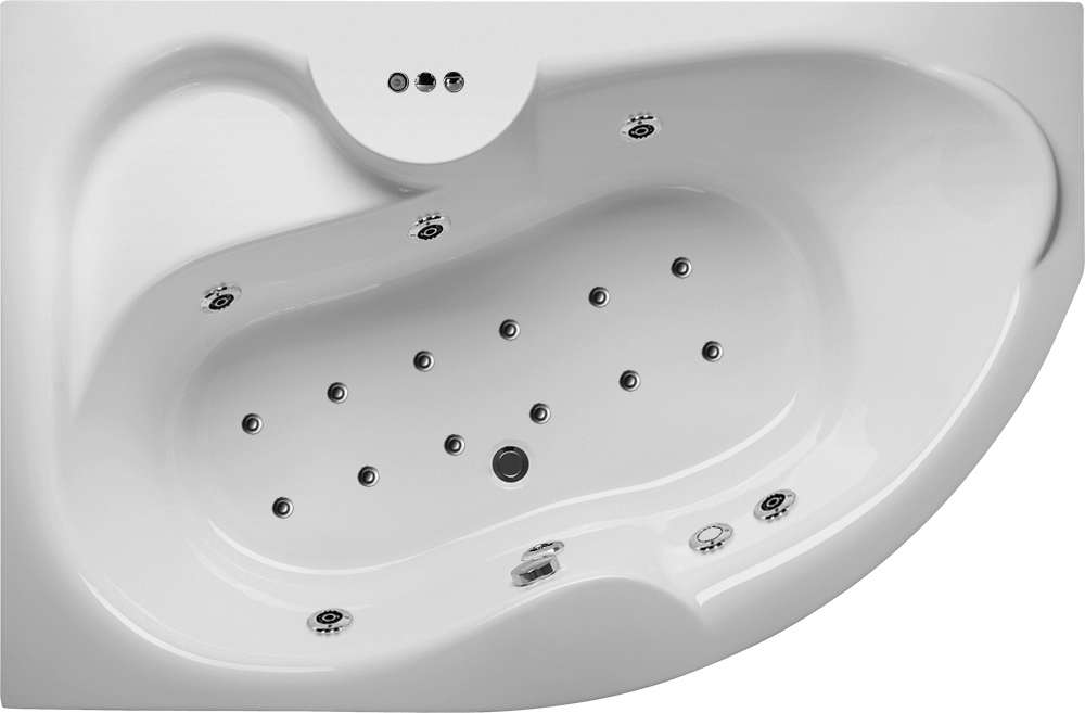 Ванна акриловая Vayer Azalia 160х105 L левая